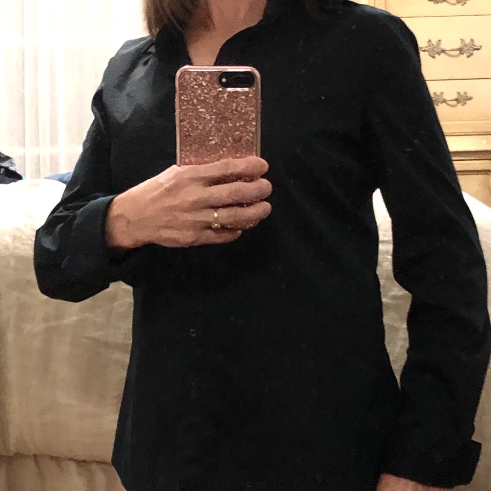 Tahari Black Blouse